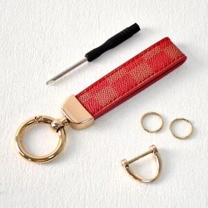 Plaid Keychain for keys